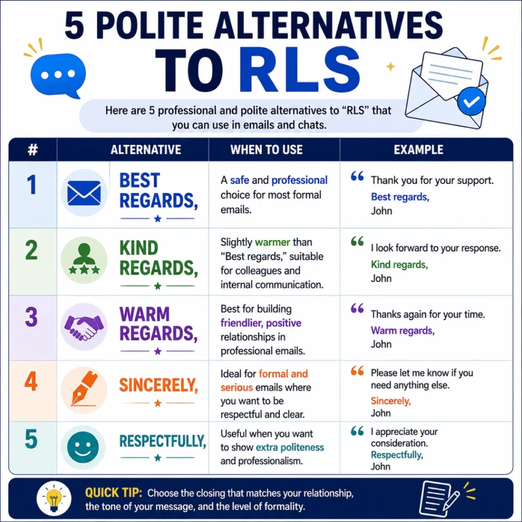 5 Polite Alternatives to rls (With Table)