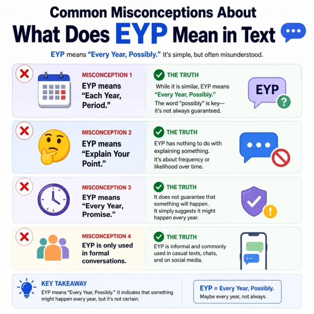 Common Misconceptions About What Does EYP Mean in Text
