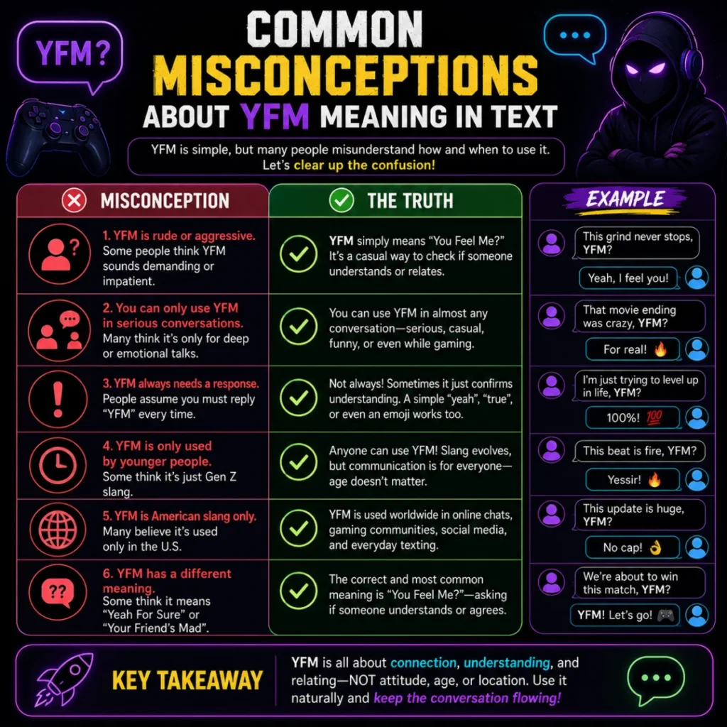 Common Misconceptions About yfm meaning in text