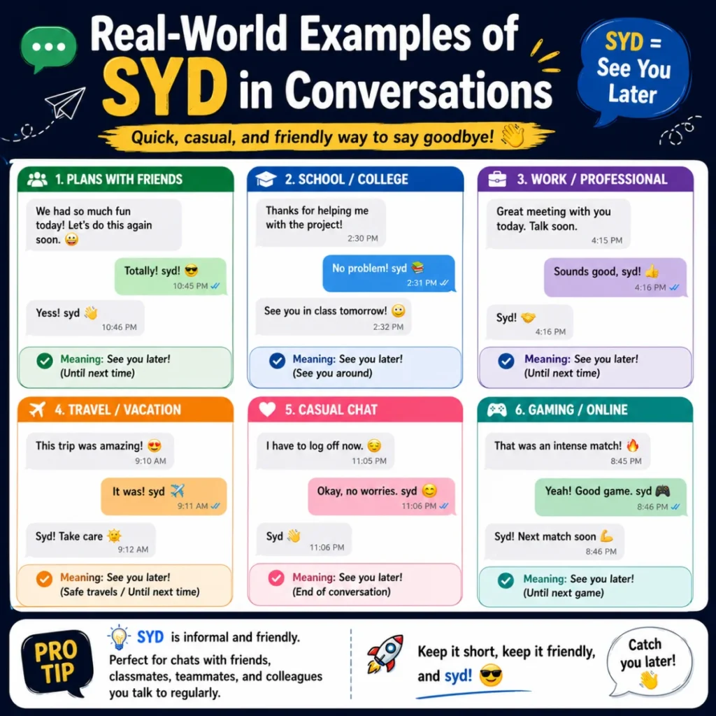 Real-World Examples of Syd in Conversations