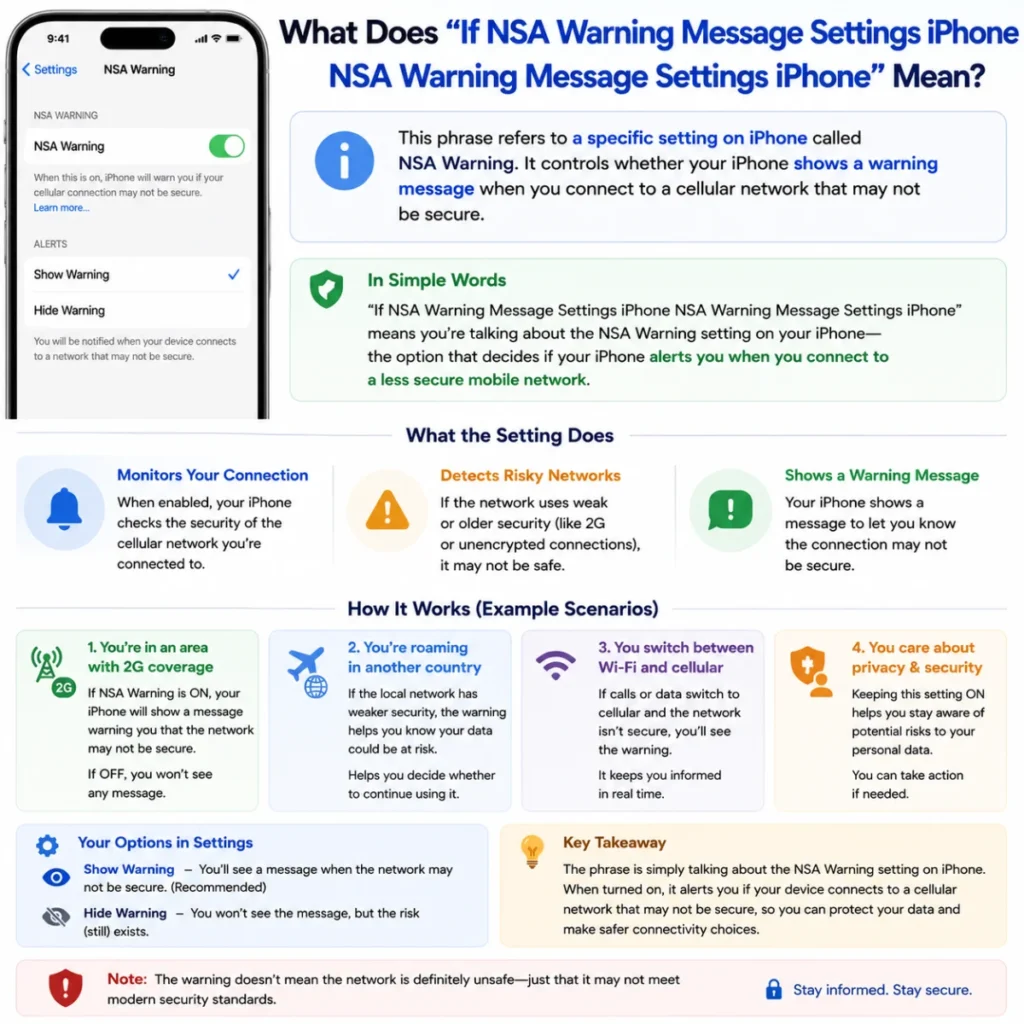 What Does "If nsa warning message settings iphone nsa warning message settings iphone" Mean?