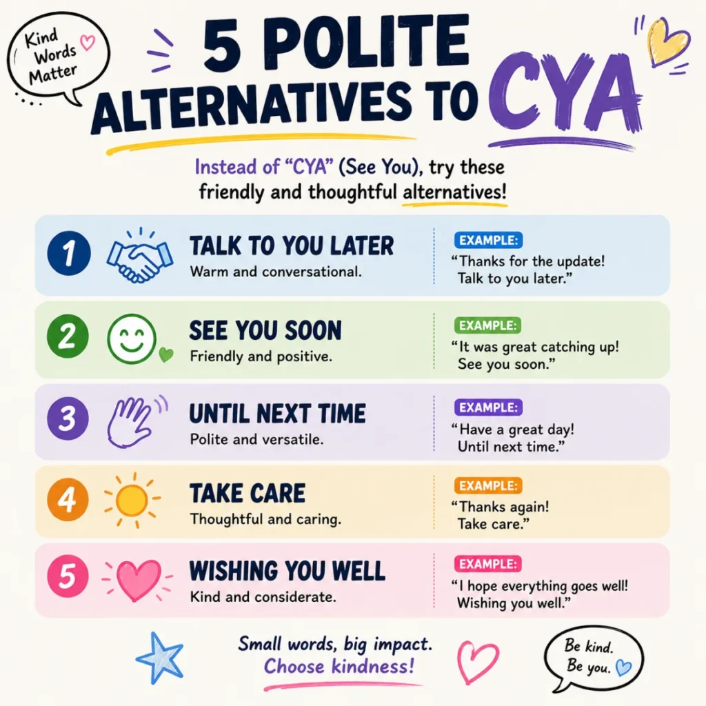 5 Polite Alternatives to CYA