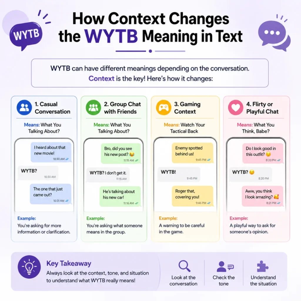 How Context Changes the WYTB Meaning in Text