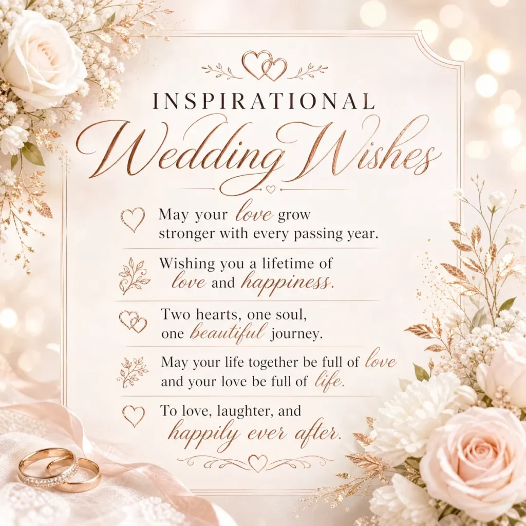 Inspirational Wedding Wishes Messages