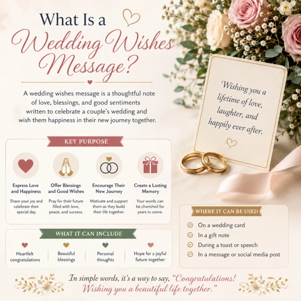 What Is a Wedding Wishes Message?