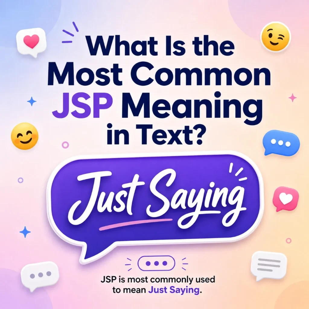 What Is the Most Common JSP Meaning in Text?