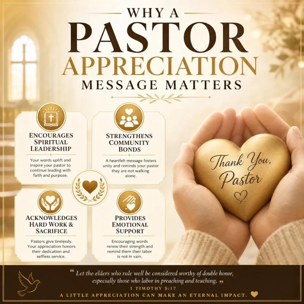 Why a Pastor Appreciation Message Matters So Much