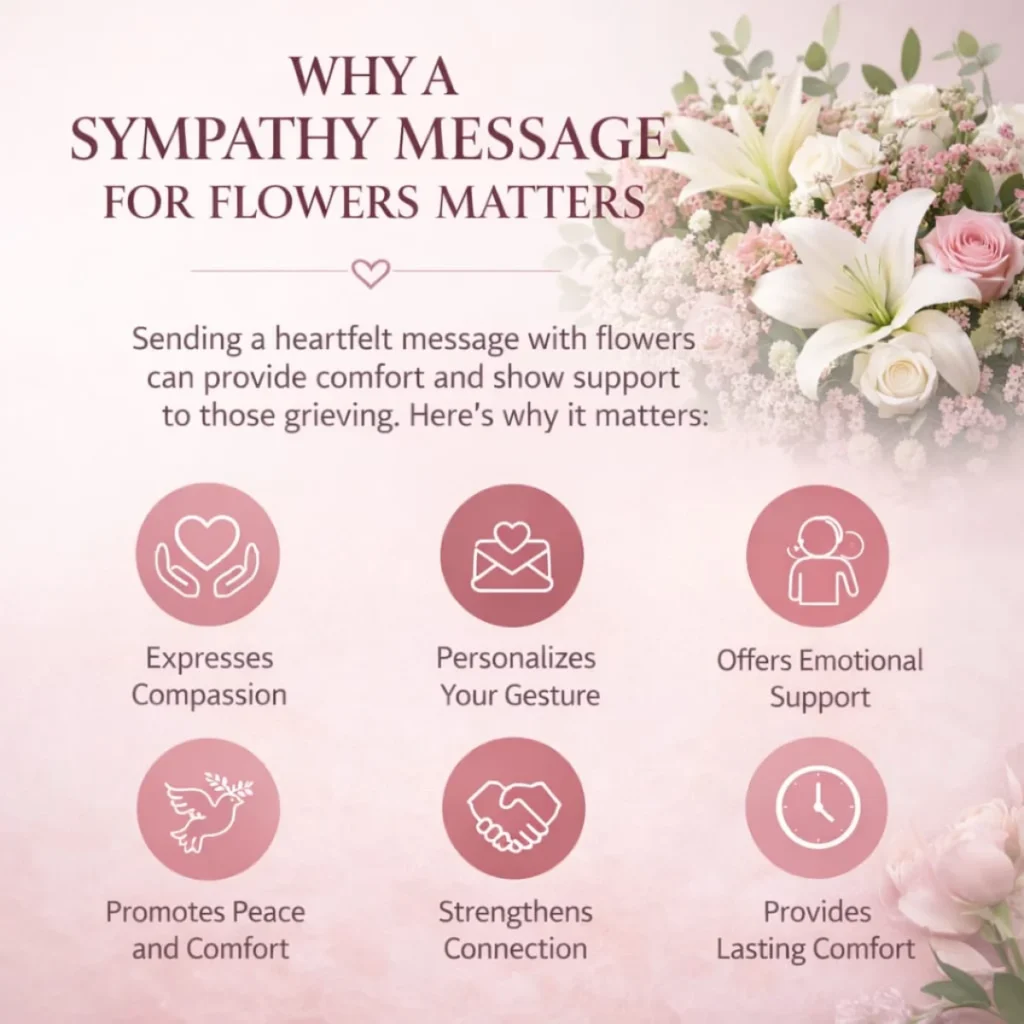 Why a Sympathy Message for Flowers Matters