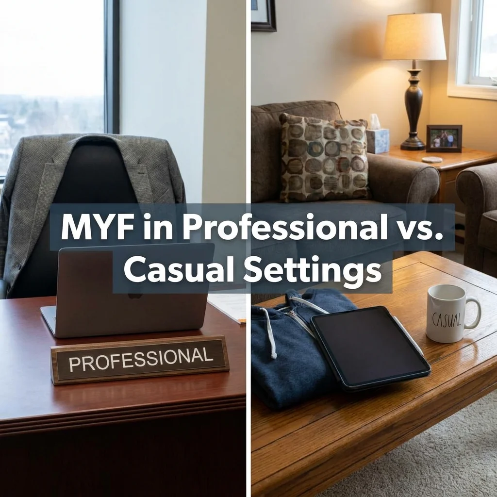 ๐ MYF in Professional vs. Casual Settings