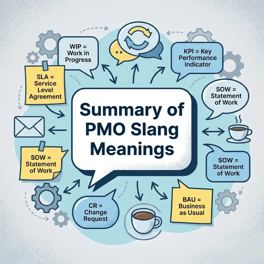 Summary of PMO Slang Meanings