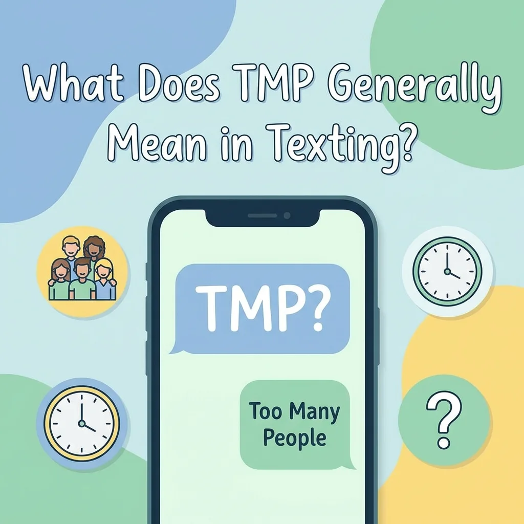 What Does TMP Generally Mean in Texting?