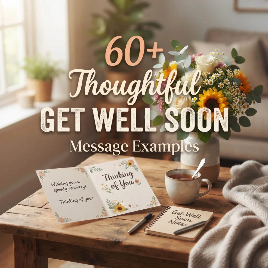 60+ Thoughtful Get Well Soon Message Examples