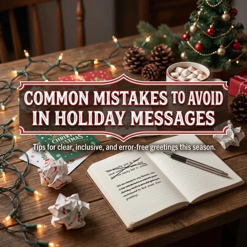 Common Mistakes to Avoid in Holiday Messages