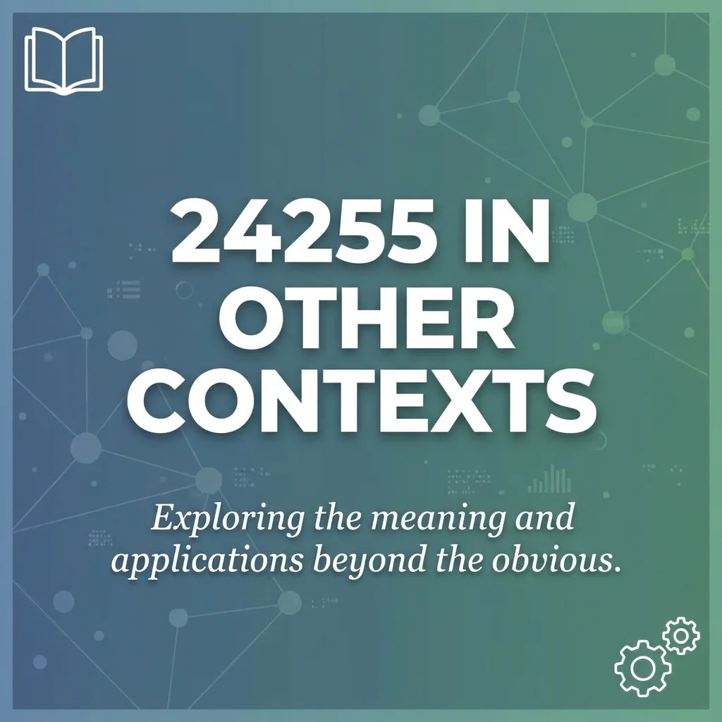24255 in Other Contexts