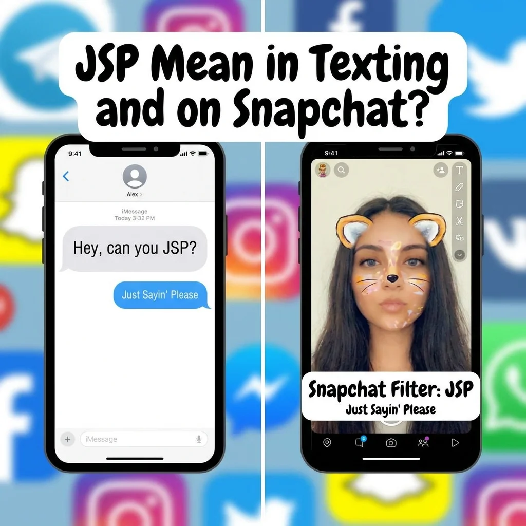 JSP Mean in Texting and on Snapchat?