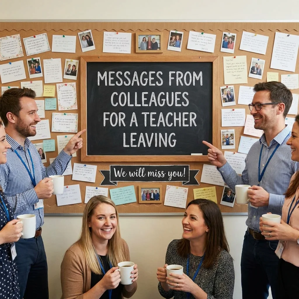 Messages from Colleagues for a Teacher Leaving