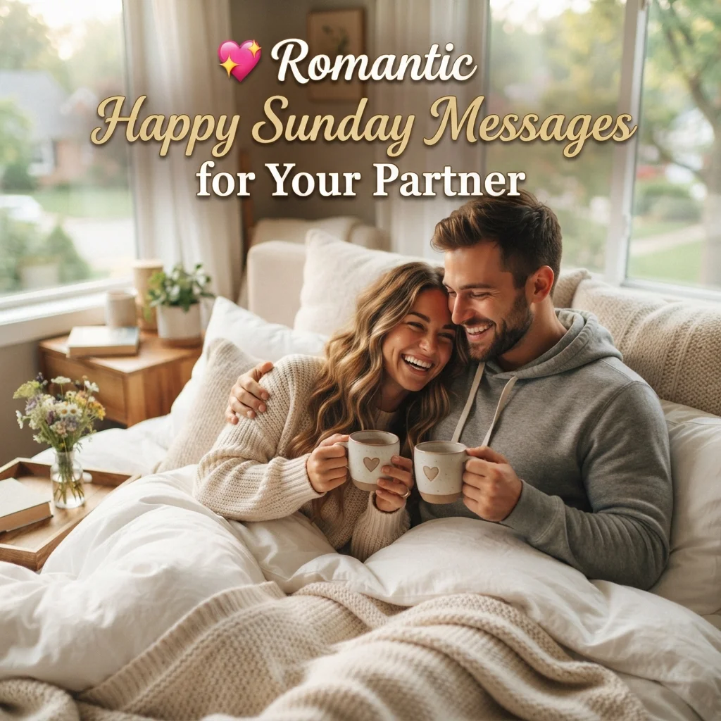 💖 Romantic Happy Sunday Messages for Your Partner