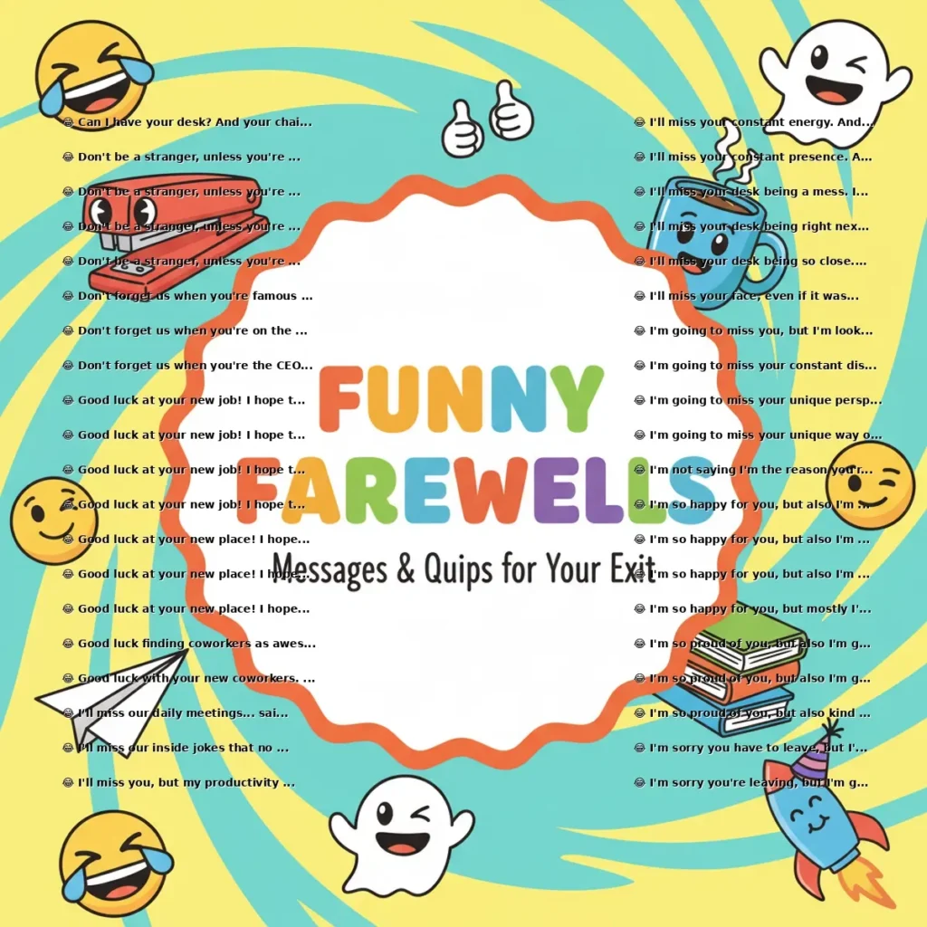 Funny Farewell Messages