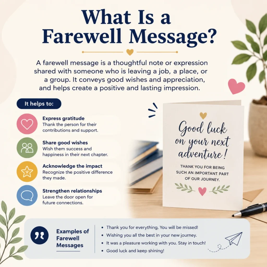 What Is a Farewell Message?