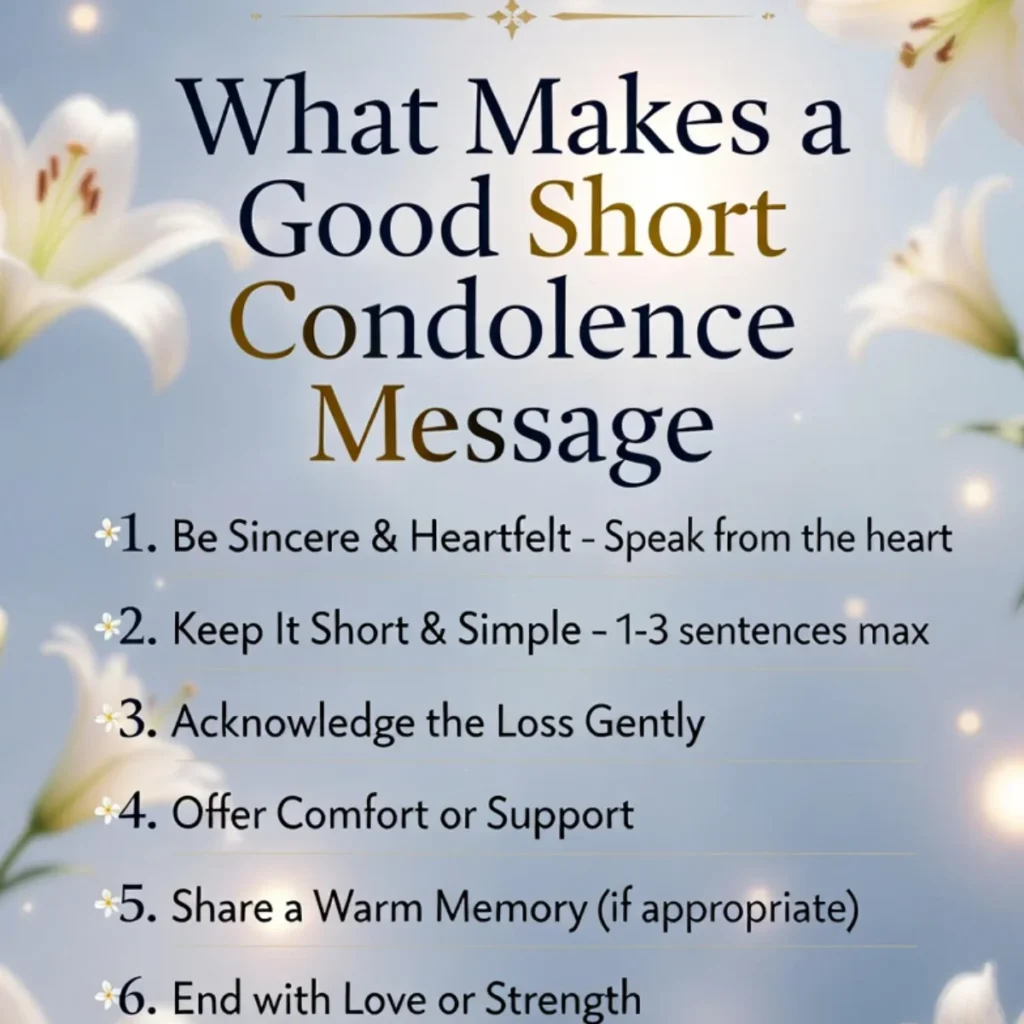 What Makes a Good Short Condolence Message