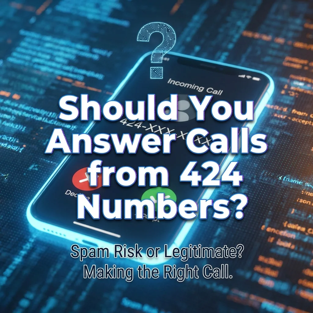 Should you answer calls from 424 numbers? Learn how to identify unknown 424 area code calls