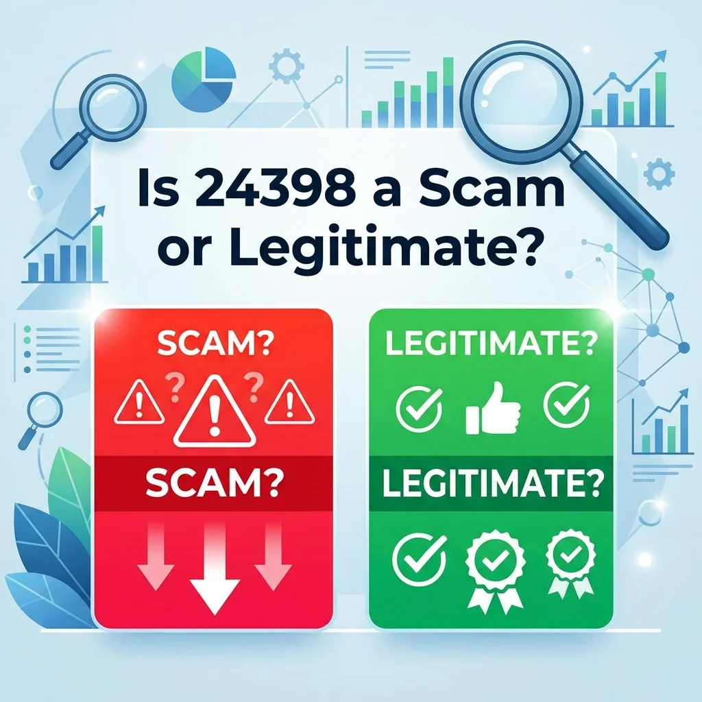 Is 24398 a scam or legitimate, with SMS safety checks, short code verification, and warning signs to watch for