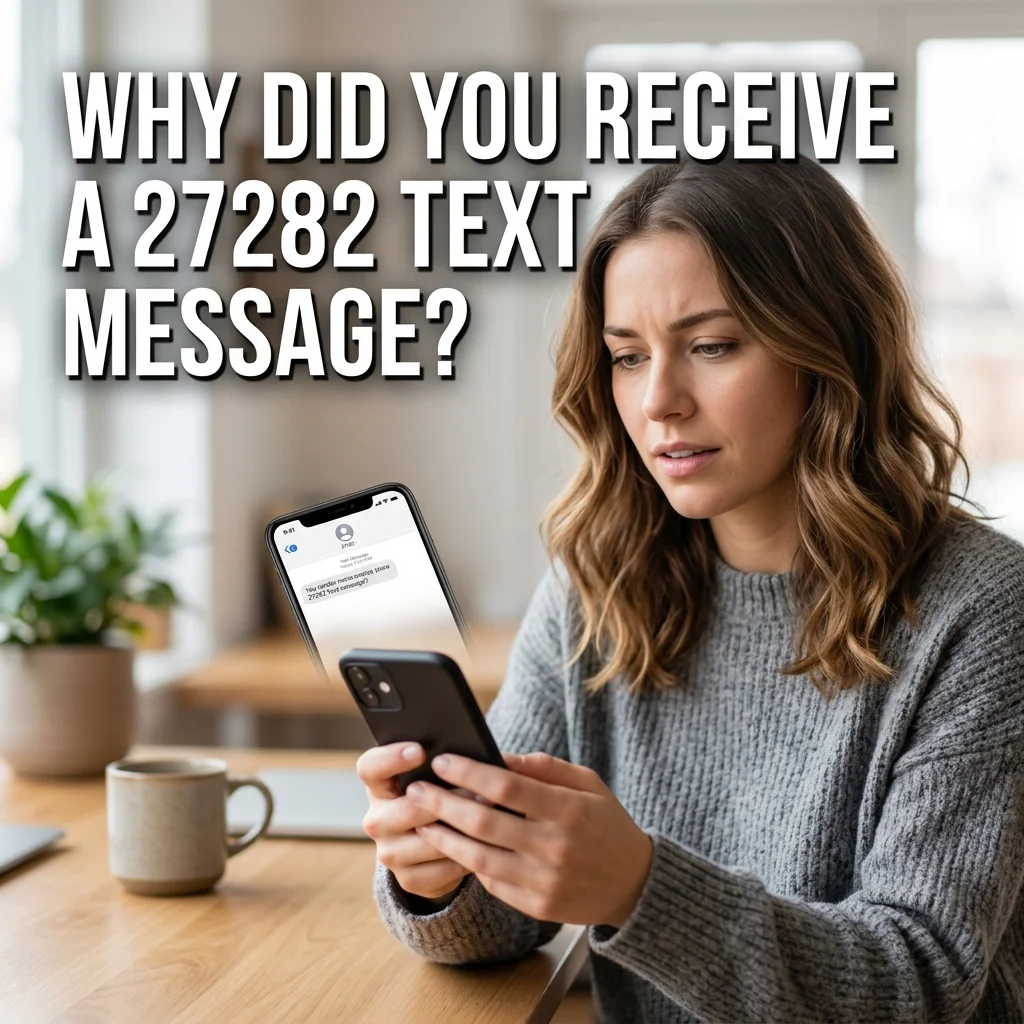 Why did you receive a 27282 text message, including possible SMS alerts, subscriptions, service notifications, and suspicious messages