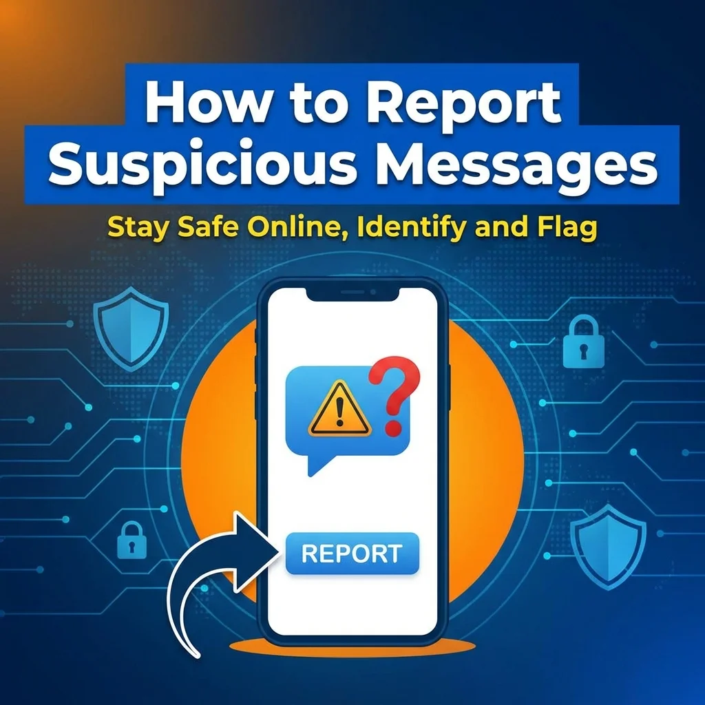 How to report suspicious messages and protect yourself from potential online scams