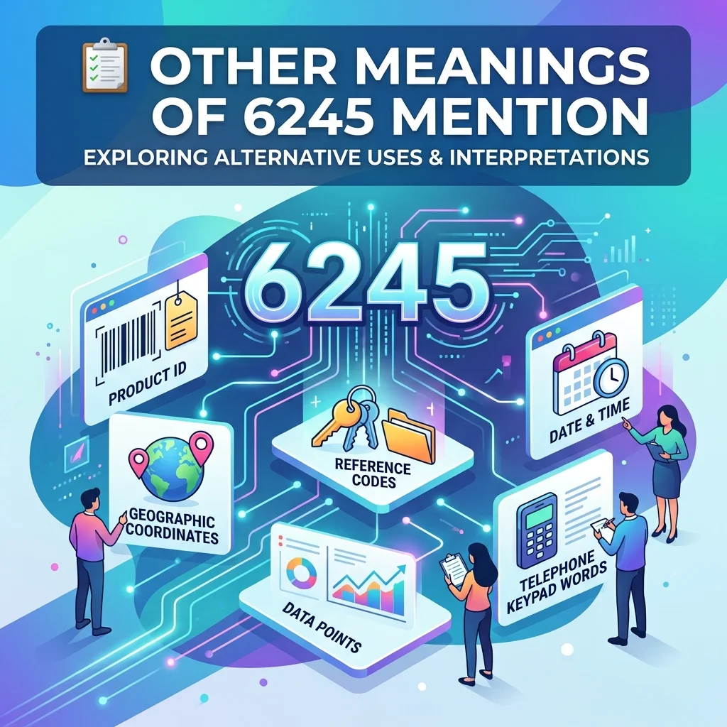 Other meanings of 6245, including MAIL keypad code, email-to-text services, SMS gateways, and messaging functions