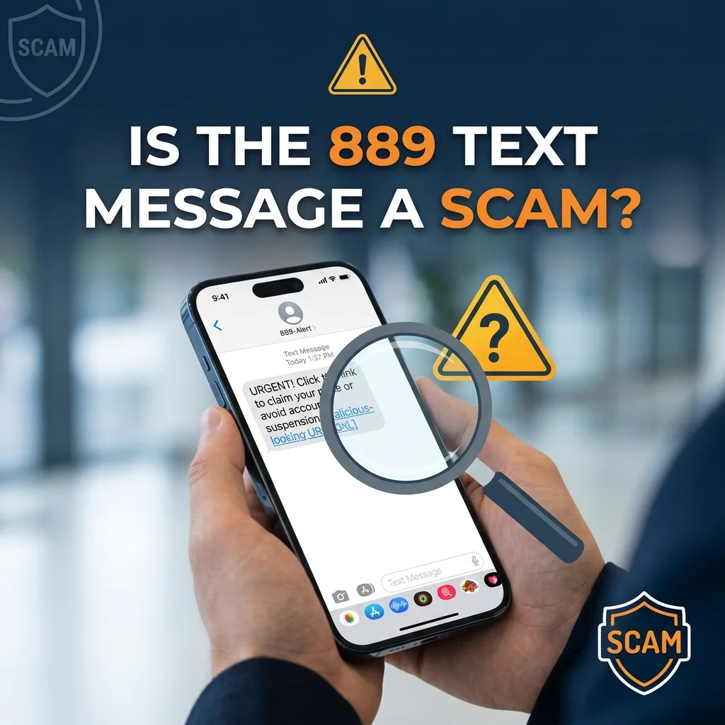 Is the 889 text message a scam? Learn about SMS risks, suspicious links, spoofing, and short code safety tips