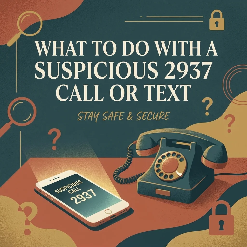 What to do with a suspicious 2937 call or text and how to handle unknown messages safely