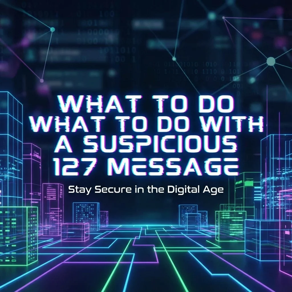 What to do with a suspicious 127 message and how to handle unknown texts safely