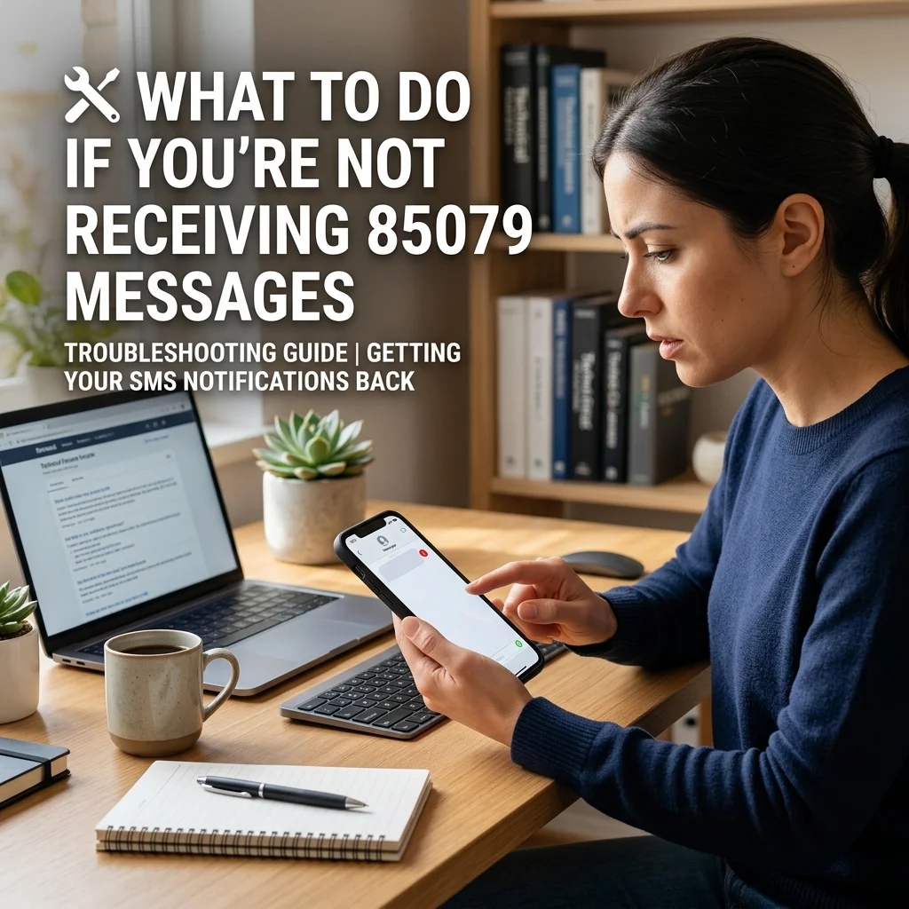 What to do if you are not receiving 85079 messages, including Juvare Alerts SMS troubleshooting, blocked numbers, spam filters, and opt-in steps