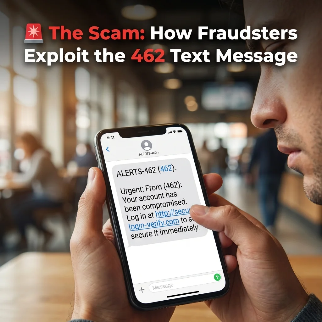 The 462 text message scam, showing how fraudsters exploit T-Mobile alerts, verification codes, and account security
