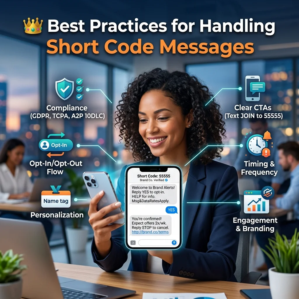 Best practices for handling short code messages, including SMS safety, verification codes, suspicious links, and scam prevention
