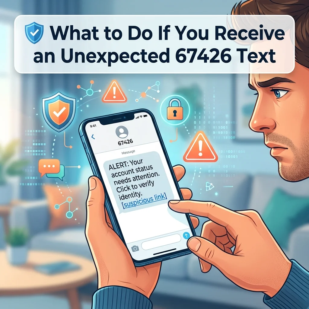 What to do if you receive an unexpected 67426 text, including SMS safety checks, Alight messages, and scam prevention tips