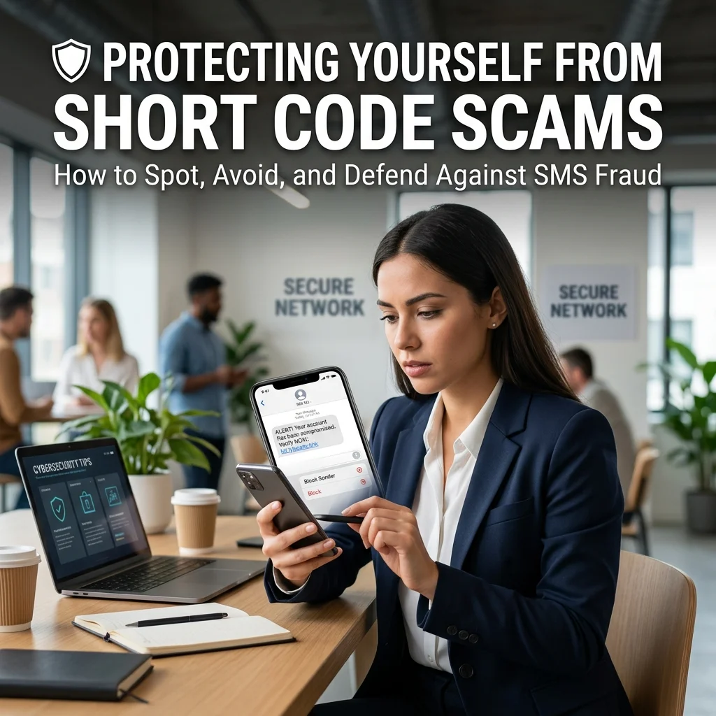 Protecting yourself from short code scams, including suspicious SMS links, fake alerts, verification requests, and spam texts