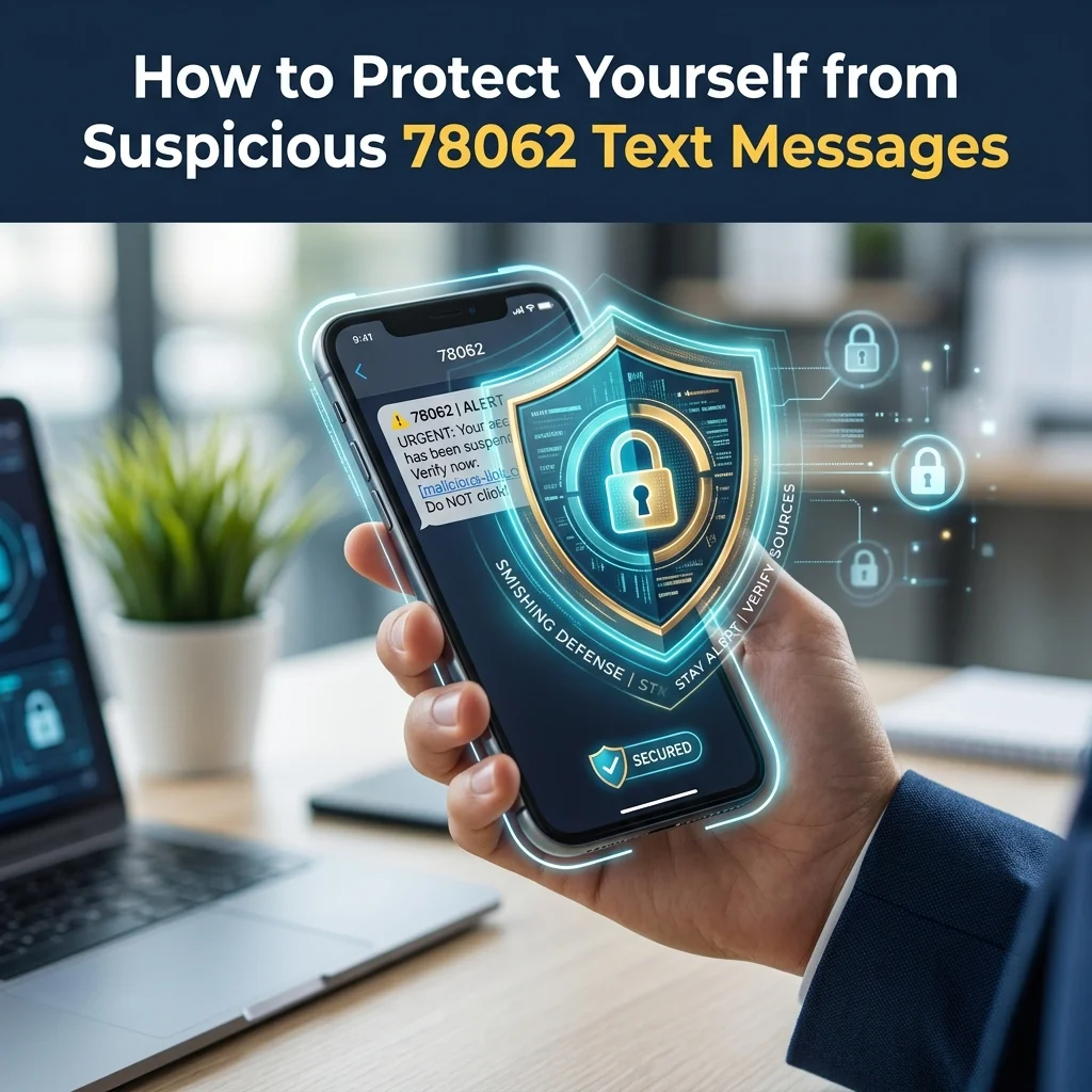 How to protect yourself from suspicious 78062 text messages, including Juvare alerts, phishing links, fake requests, and SMS safety tips