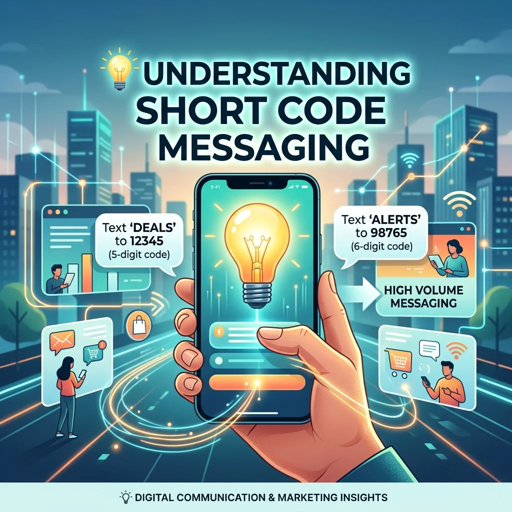 Understanding short code messaging, including SMS services, mobile alerts, verification codes, and business text messages