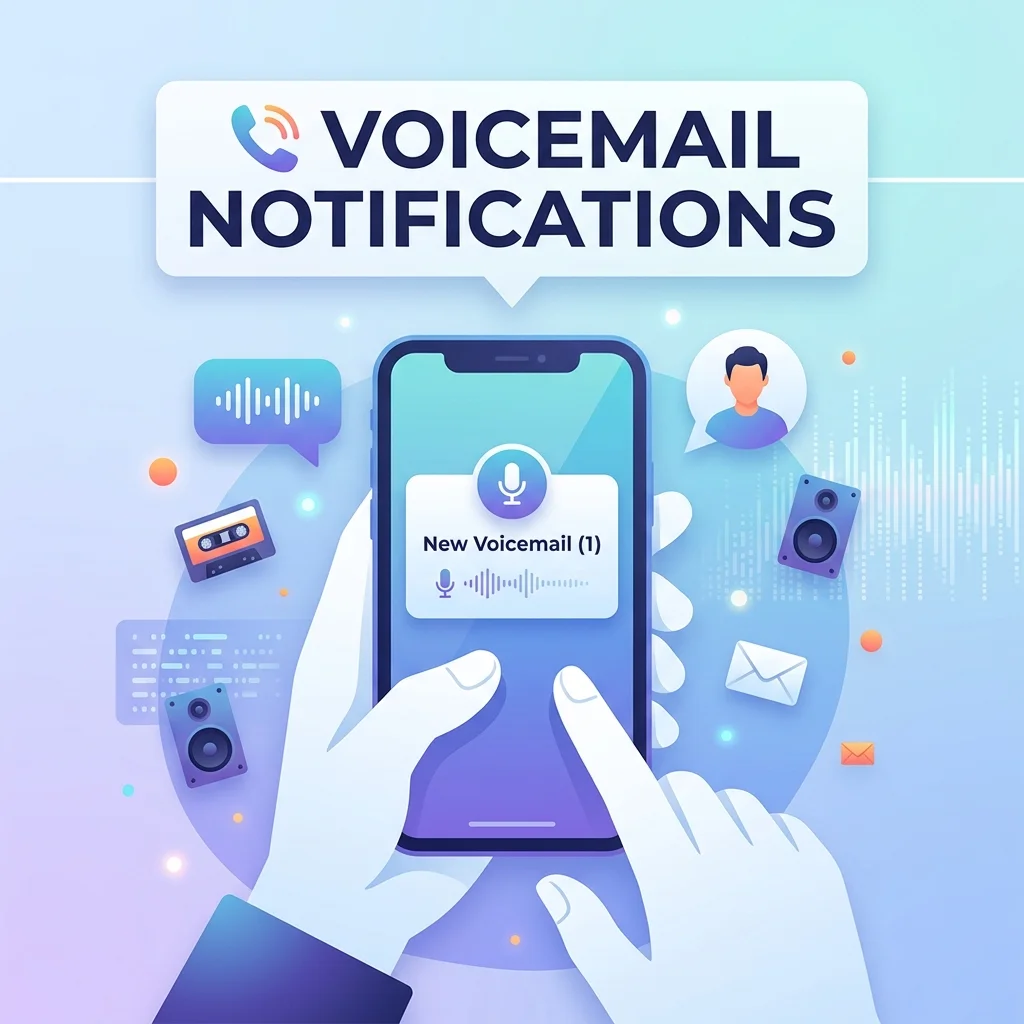 3002 voicemail notifications, explaining SMS alerts, voicemail updates, and mobile network message activity