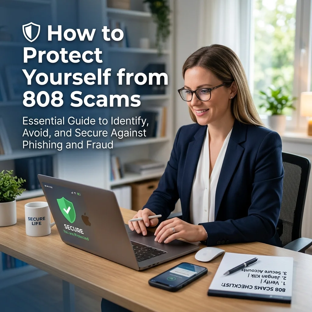 How to protect yourself from 808 scams, including suspicious texts, phishing links, fake alerts, and SMS safety tips