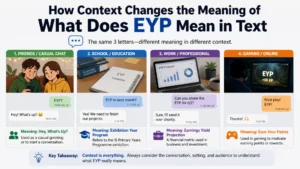 EYP Mean in Text
