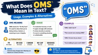 OMS Mean in Text