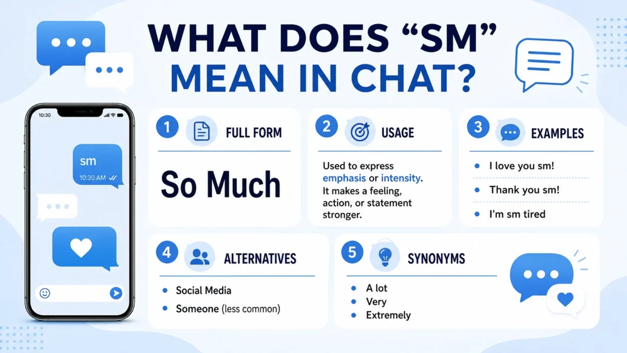 sm full form in chat
