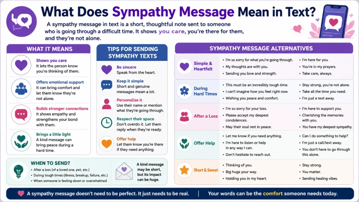 Sympathy Message