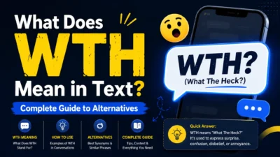 WTH Mean in Text