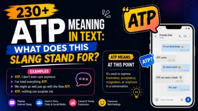 ATP Meaning in Text