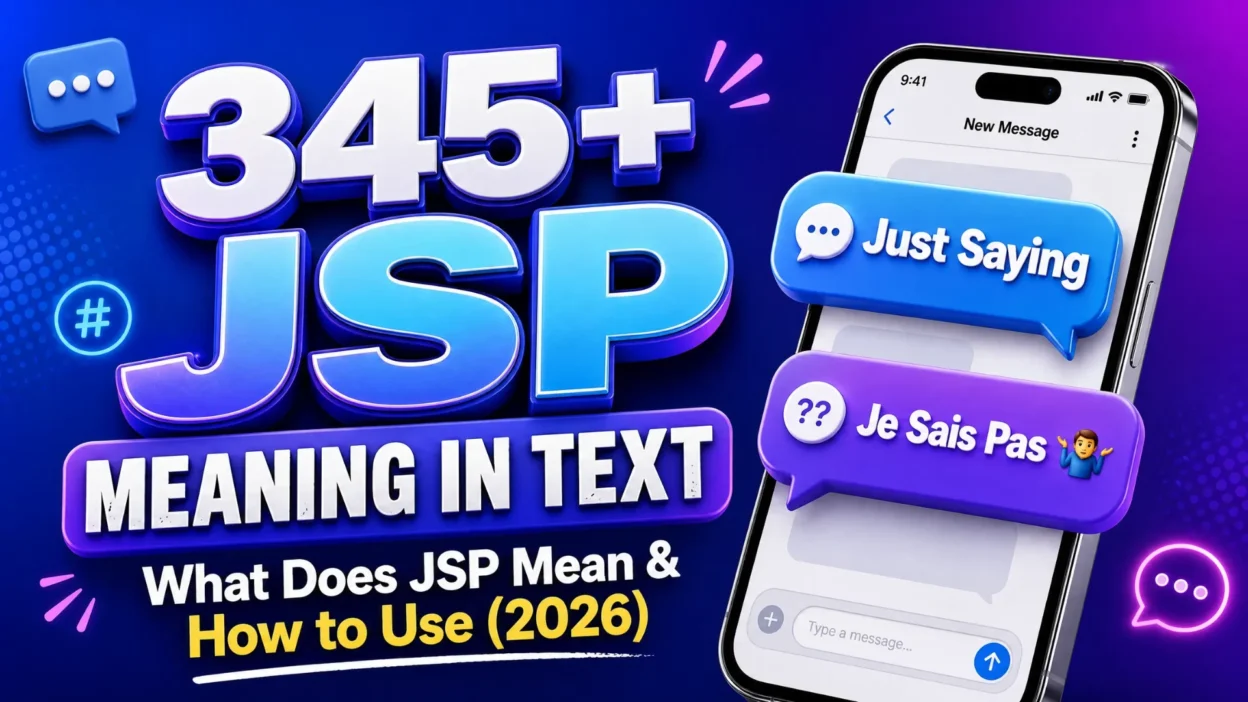 JSP Meaning in Text