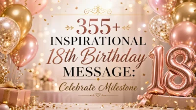 Inspirational 18th Birthday Message