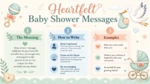 baby shower message